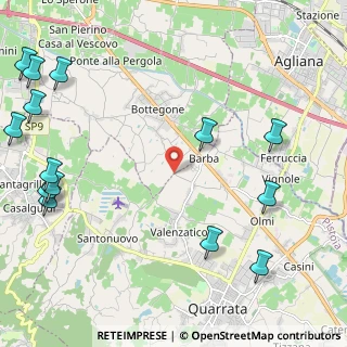 Mappa Via della Magona, 51039 Pistoia PT, Italia (3.27143)