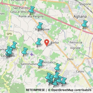 Mappa Via della Magona, 51039 Pistoia PT, Italia (3.19722)