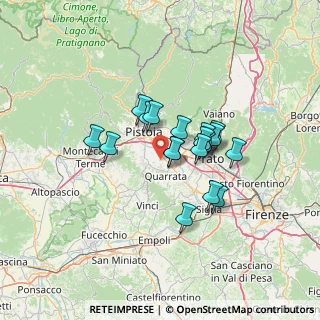 Mappa Via della Magona, 51039 Pistoia PT, Italia (10.05778)
