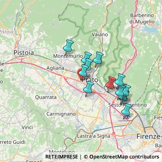 Mappa Via Rimini, 59100 Prato PO, Italia (6.55231)