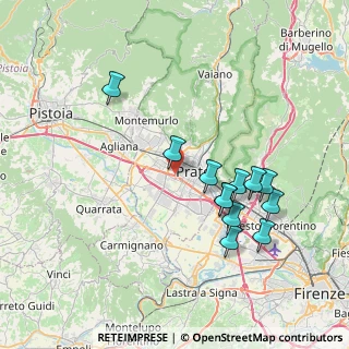 Mappa Via Rimini, 59100 Prato PO, Italia (7.54667)