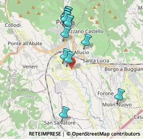 Mappa SP Francesca Vecchia, 51017 Pescia PT, Italia (2.11538)