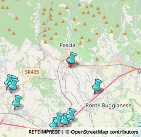 Mappa SP Francesca Vecchia, 51017 Pescia PT, Italia (5.98091)