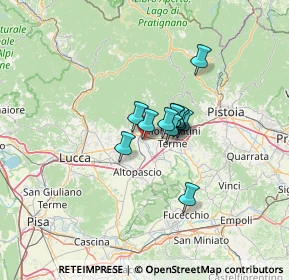 Mappa SP Francesca Vecchia, 51017 Pescia PT, Italia (7.27)