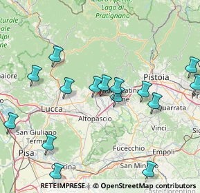Mappa SP Francesca Vecchia, 51017 Pescia PT, Italia (18.256)