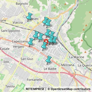 Mappa Piazza dei Macelli, 59100 Prato PO, Italia (1.2375)