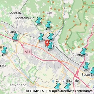 Mappa Piazza dei Macelli, 59100 Prato PO, Italia (5.72917)