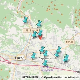 Mappa Via Traversa, 55012 Capannori LU, Italia (4.20615)