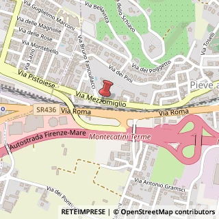 Mappa Corso Giacomo Matteotti, 121, 51018 Pieve A Nievole PT, Italia, 51018 Pieve a Nievole, Pistoia (Toscana)