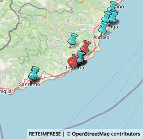 Mappa Strada Colla 17 Cod. CITRA, 18100 Imperia IM, Italia (13.66368)