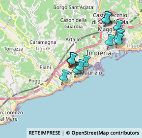 Mappa Strada Colla 17 Cod. CITRA, 18100 Imperia IM, Italia (1.73733)