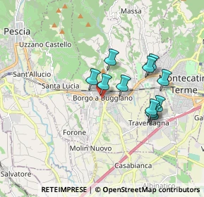 Mappa Via Umbria, 51011 Montecatini Terme PT, Italia (1.54636)