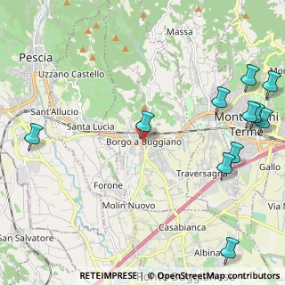 Mappa Via Roma, 51011 Buggiano PT, Italia (3.08545)