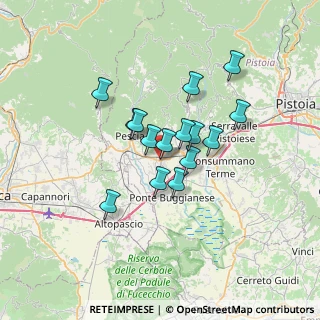 Mappa Via Umbria, 51011 Montecatini Terme PT, Italia (5.154)