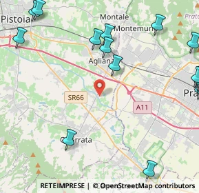 Mappa Via Ponte dei Baldi, 51031 Agliana PT, Italia (6.7465)