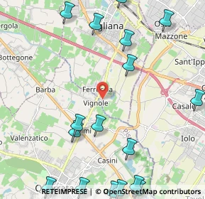 Mappa Via Ponte dei Baldi, 51031 Agliana PT, Italia (3.252)