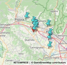 Mappa Via Ponte dei Baldi, 51031 Agliana PT, Italia (5.02)