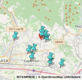 Mappa Capannori, 55018 Capannori LU, Italia (3.24091)