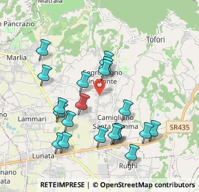Mappa Capannori, 55018 Capannori LU, Italia (1.9515)