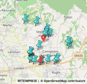 Mappa Capannori, 55018 Capannori LU, Italia (1.7655)