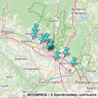 Mappa Via Tiepolo Giovanbattista, 59100 Prato PO, Italia (4.05455)