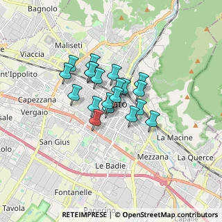 Mappa Via Santa Trinità, 59100 Prato PO, Italia (1.111)