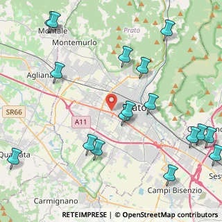 Mappa Via Viareggio, 59100 Prato PO, Italia (5.70176)