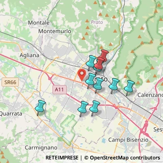 Mappa Via Viareggio, 59100 Prato PO, Italia (3.02636)