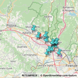 Mappa Via Viareggio, 59100 Prato PO, Italia (6.52143)