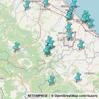 Mappa Località Cà del vento, 47863 Novafeltria RN, Italia (22.133)