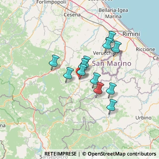 Mappa Località Cà del vento, 47863 Novafeltria RN, Italia (11.0825)