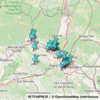 Mappa Via Abbé Pierre, 59100 Prato PO, Italia (10.049)