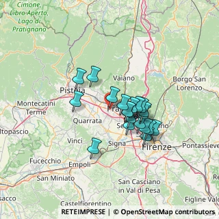 Mappa Via Abbé Pierre, 59100 Prato PO, Italia (10.4125)