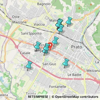 Mappa Via Abbé Pierre, 59100 Prato PO, Italia (1.63833)