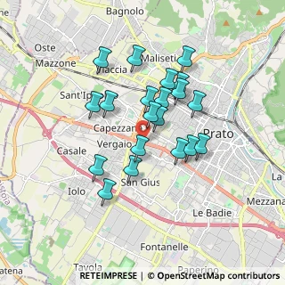 Mappa Via Abbé Pierre, 59100 Prato PO, Italia (1.5145)