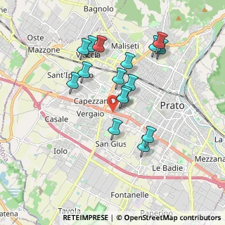 Mappa Via Abbé Pierre, 59100 Prato PO, Italia (1.72688)