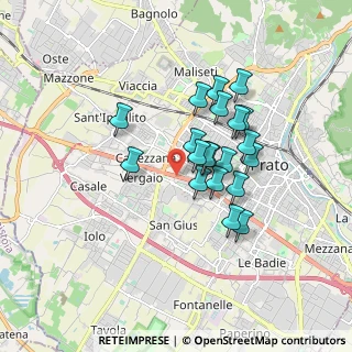 Mappa Via Abbé Pierre, 59100 Prato PO, Italia (1.413)