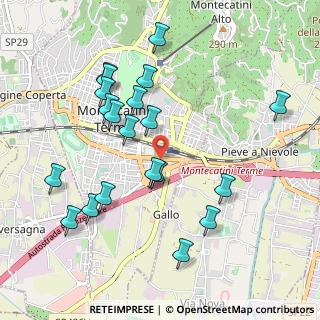 Mappa Via Foscolo Ugo, 51016 Montecatini Terme PT, Italia (1.062)