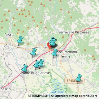 Mappa Via Foscolo Ugo, 51016 Montecatini Terme PT, Italia (2.9725)