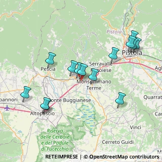 Mappa Via Foscolo Ugo, 51016 Montecatini Terme PT, Italia (8.37429)