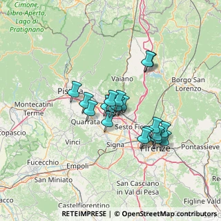 Mappa Via Fernand Braudel, 59100 Prato PO, Italia (10.93842)
