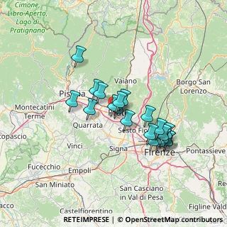 Mappa Via Fernand Braudel, 59100 Prato PO, Italia (11.8035)