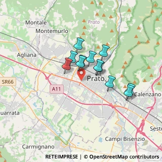 Mappa Via Fernand Braudel, 59100 Prato PO, Italia (2.61)