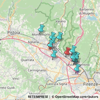 Mappa Via Fernand Braudel, 59100 Prato PO, Italia (6.39923)