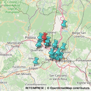 Mappa Parco Prato Ovest, 59100 Prato PO, Italia (9.54722)