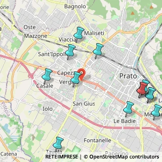 Mappa Parco Prato Ovest, 59100 Prato PO, Italia (2.83231)