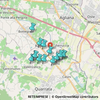 Mappa Via Case Gori, 51039 Quarrata PT, Italia (1.40067)