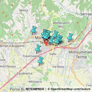 Mappa Via Dott. Gino Merlini, 51016 Montecatini Terme PT, Italia (0.98667)