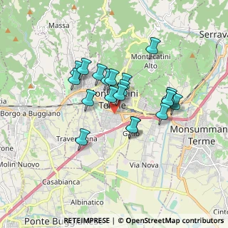 Mappa Via Dott. Gino Merlini, 51016 Montecatini Terme PT, Italia (1.4215)