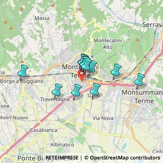 Mappa Via Dott. Gino Merlini, 51016 Montecatini Terme PT, Italia (1.26667)